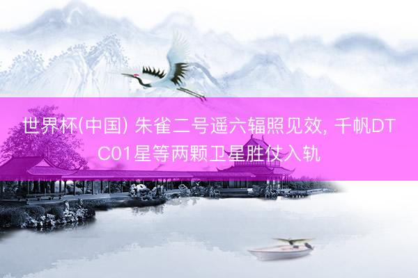 世界杯(中国) 朱雀二号遥六辐照见效, 千帆DTC01星等两